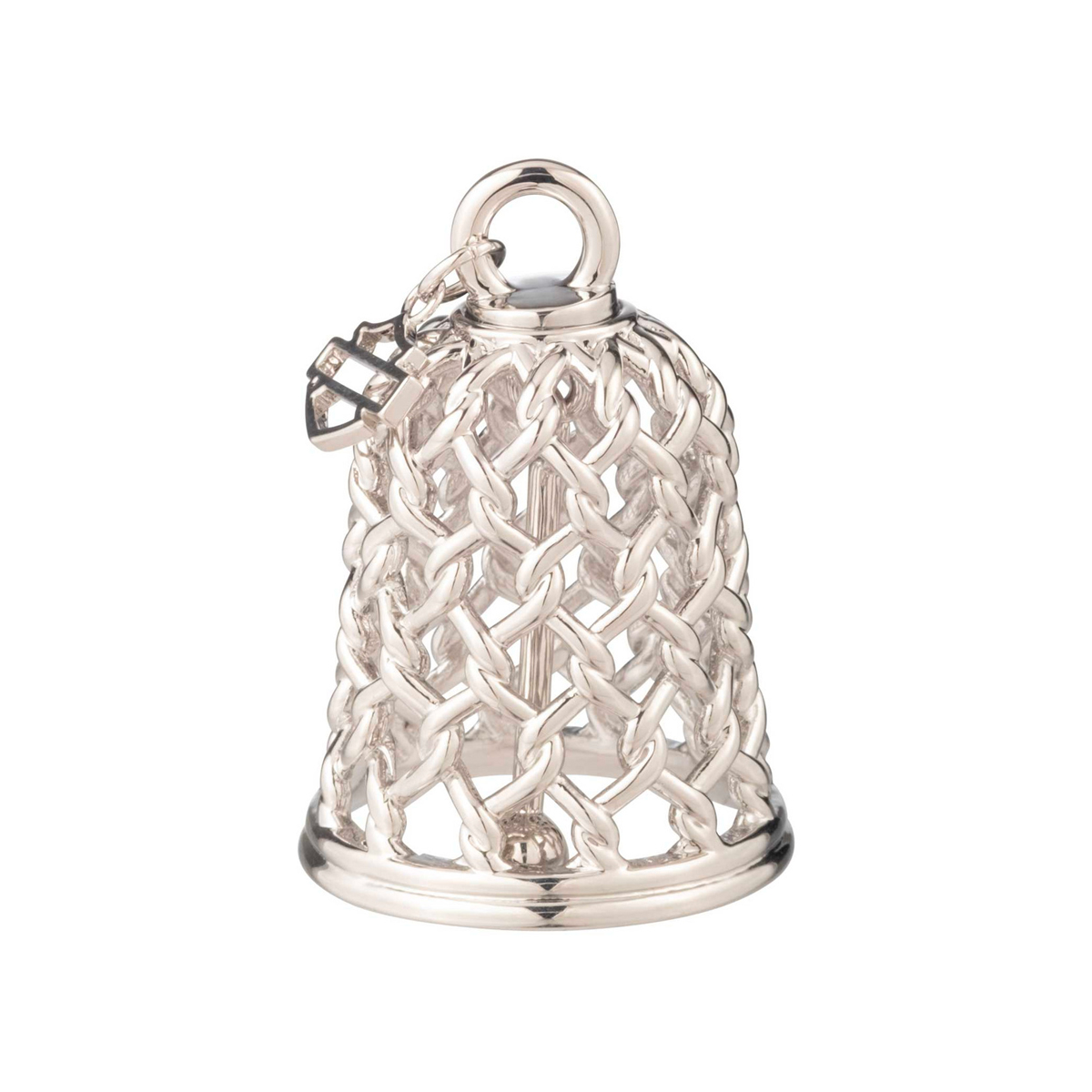 Harley-Davidson® Fence Cut Out Bar & Shield Logo Charm Ride Bell - Finitura argento 34M00072