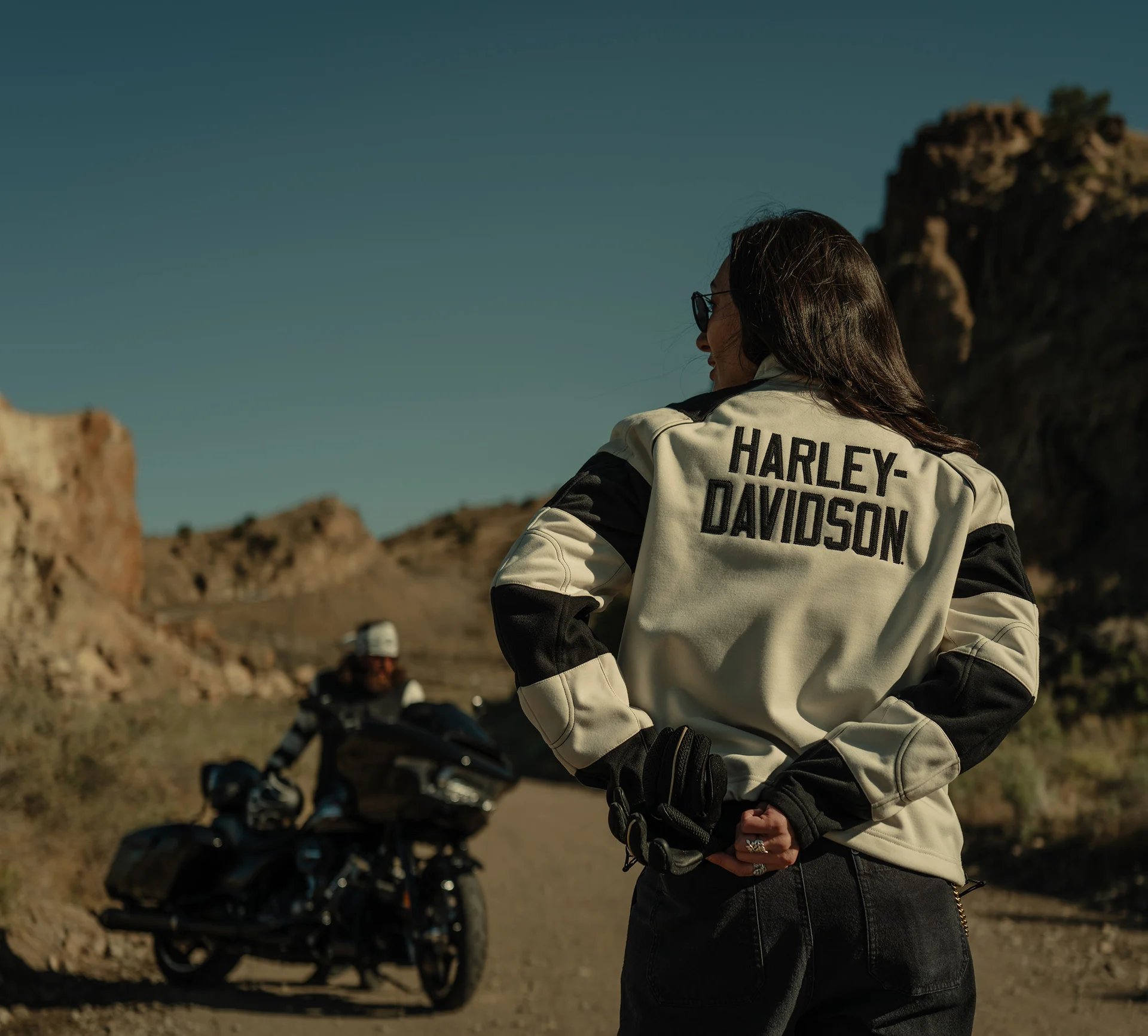 Pile da moto H-D™ Breakout Deflector Half Zip da donna - immagine 6