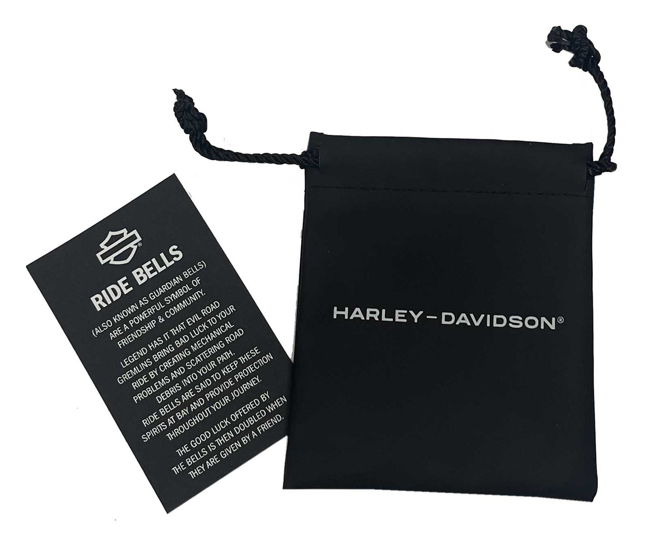 Harley-Davidson® Bandiere USA con logo Bar & Shield Ciondolo Ride Bell, argento - 34M00173 - immagine 3