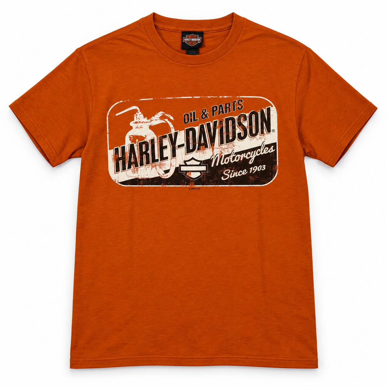 Maglietta da uomo Harley-Davidson Orange Slick 40294522